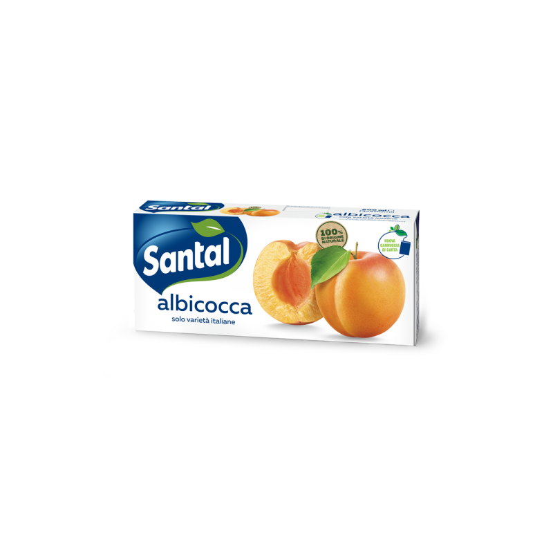 SUCCHI DI FRUTTA E BEVANDE SANTAL ALBICOCCA brik 3x200 ml